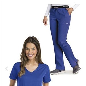 M greys galaxy blue active scrub pant lightly worn